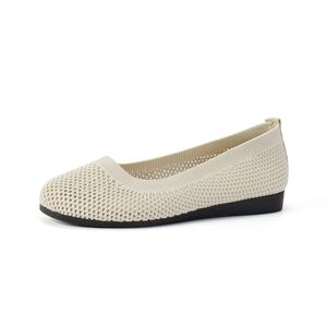 Elegant Cream Women's Flats